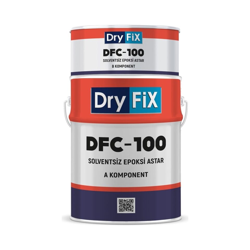 Dryfix DFC-100 4,5 Kg Solventsiz Epoksi Astarı Çok Amaçlı Reçine Esaslı Astar