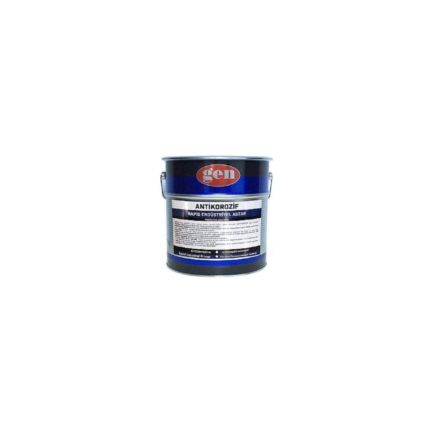 Gen Antikorozitif Rapid Endüstiyel Astar 3 kg Gri