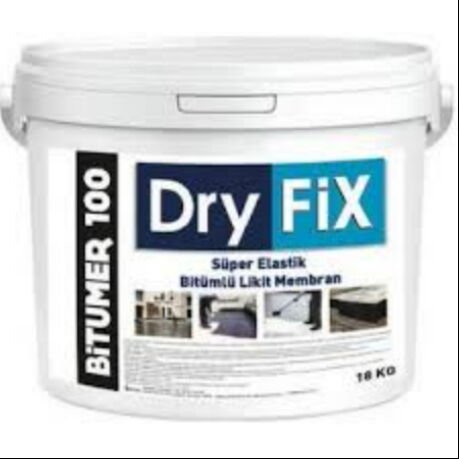 Dryfix Bitümer 100 Süper Elastik Bitümlü Likit Membran 18 Kg