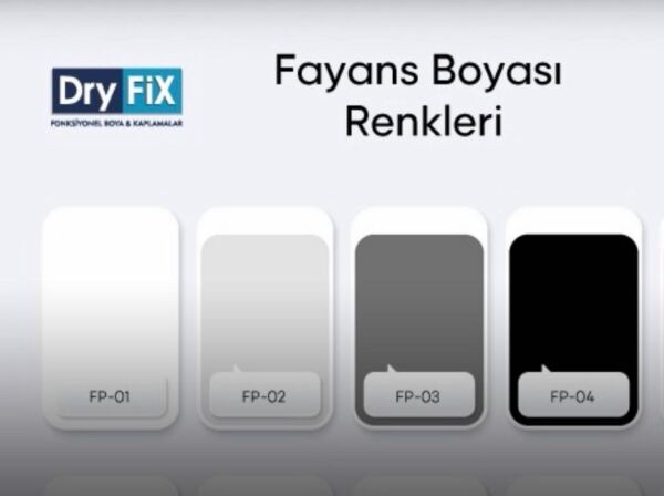 Dryfix Fayans Boyası 1 Kg